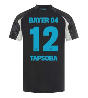 Bayer Leverkusen Edmond Tapsoba #12 Tercera Equipación 2024-25 Manga Corta